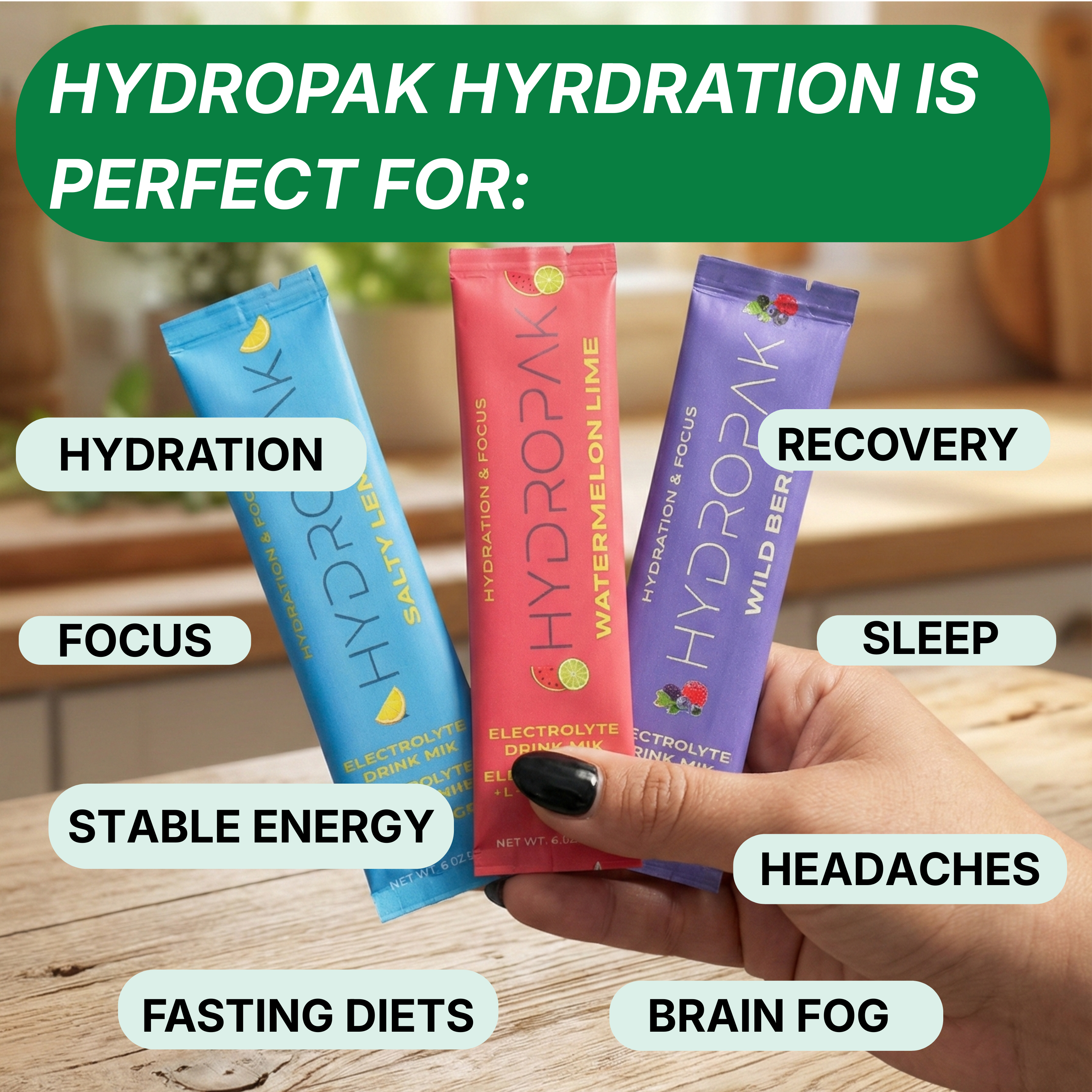 HYDROPAK ELECTROLYTE DRINK MIX