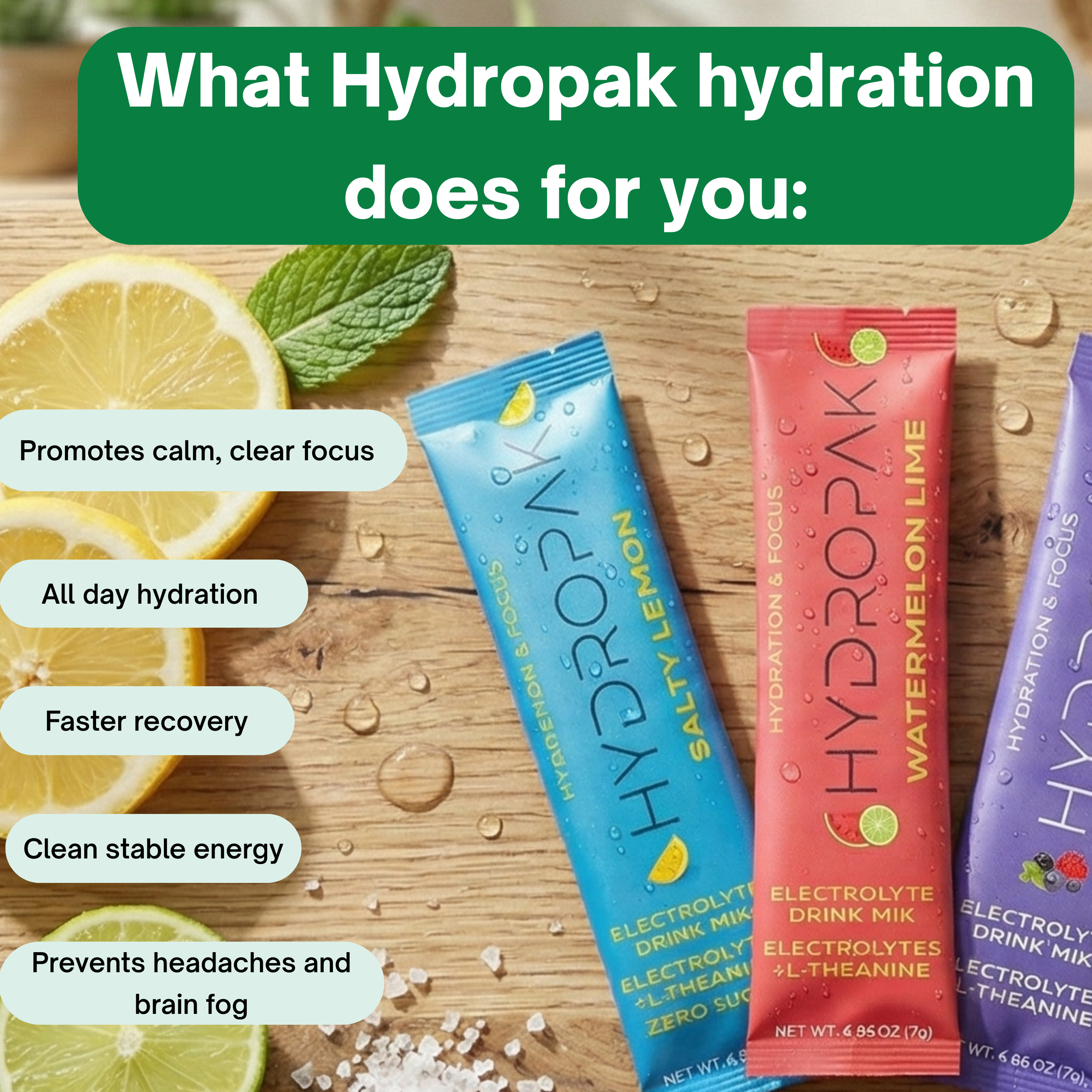 HYDROPAK ELECTROLYTE DRINK MIX